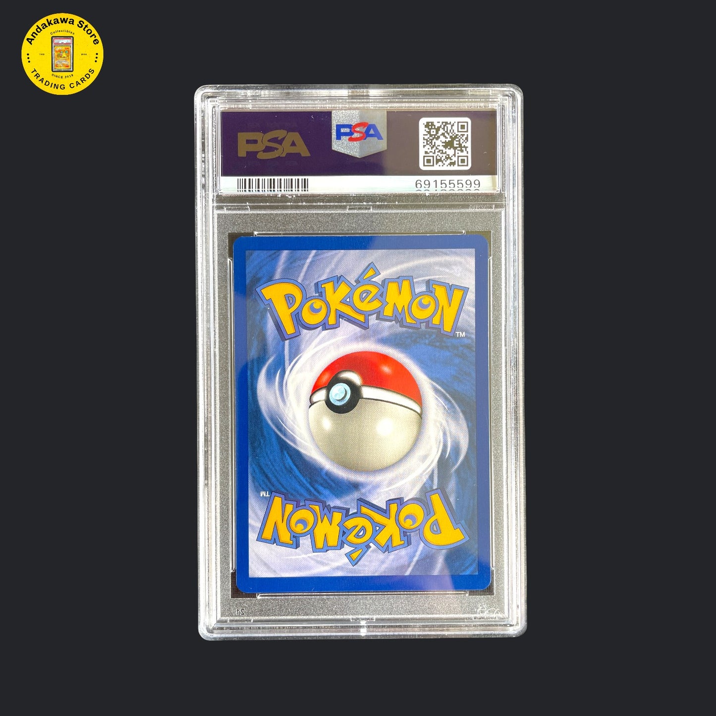 HOLO PSA 7 Pokemon Quappo Base Set 1. Edition 13/102