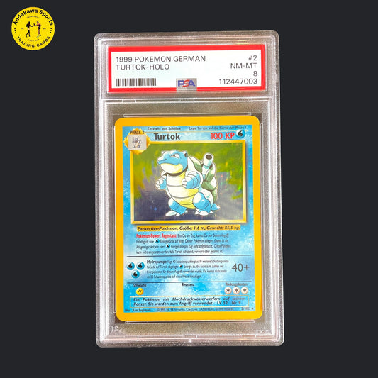 HOLO PSA 8 Pokemon Turtok Base Set 2/102