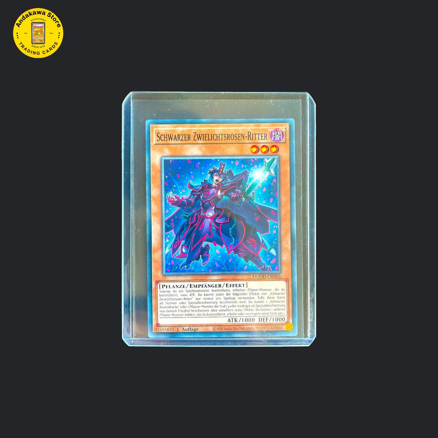 Yu-Gi-Oh Schwarzer Zwielichtsrosen-Ritter - Doom of Dimensions DOOD-DE005