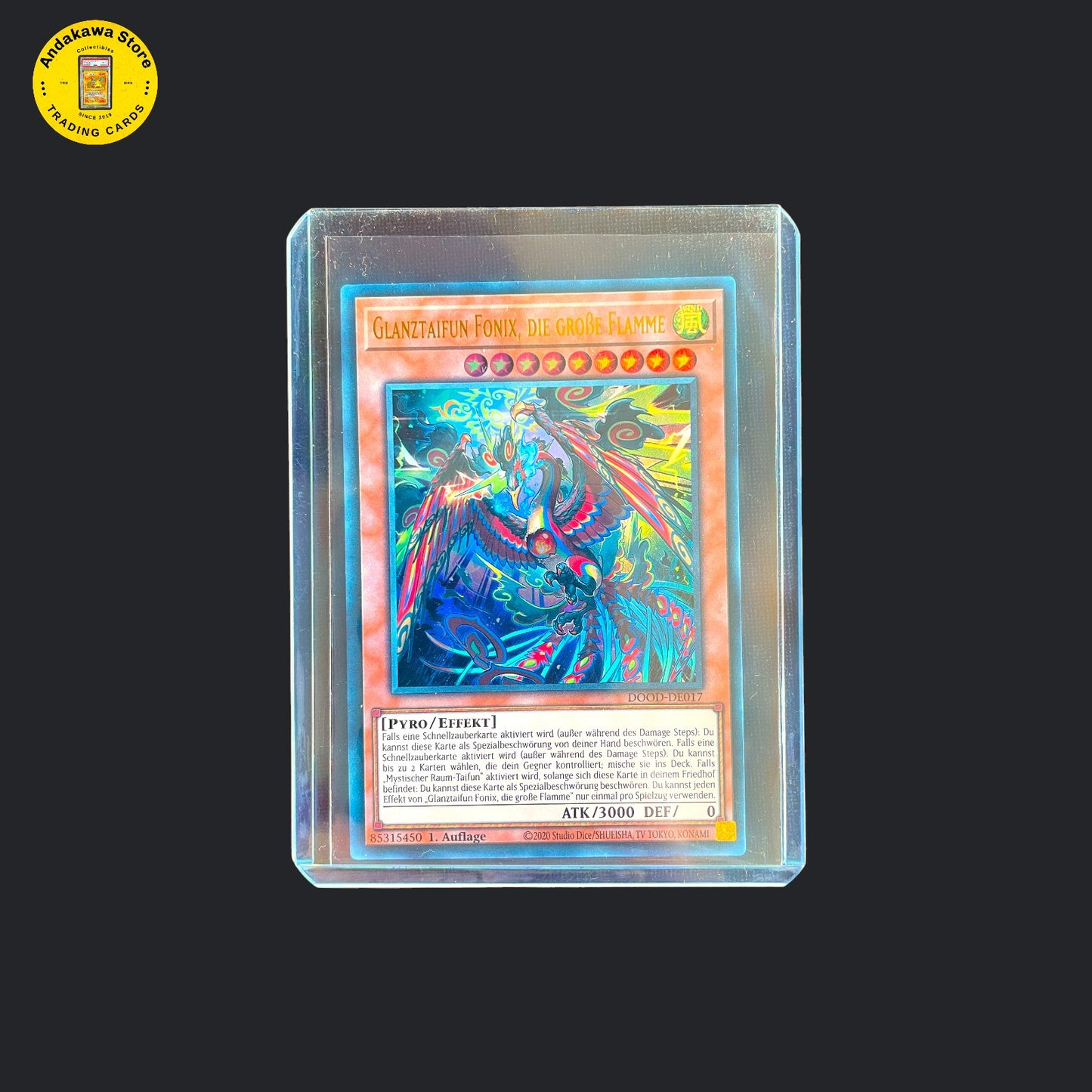 Yu-Gi-Oh Glanztaifun Fonix, die große Flamme - Doom of Dimensions DOOD-DE017