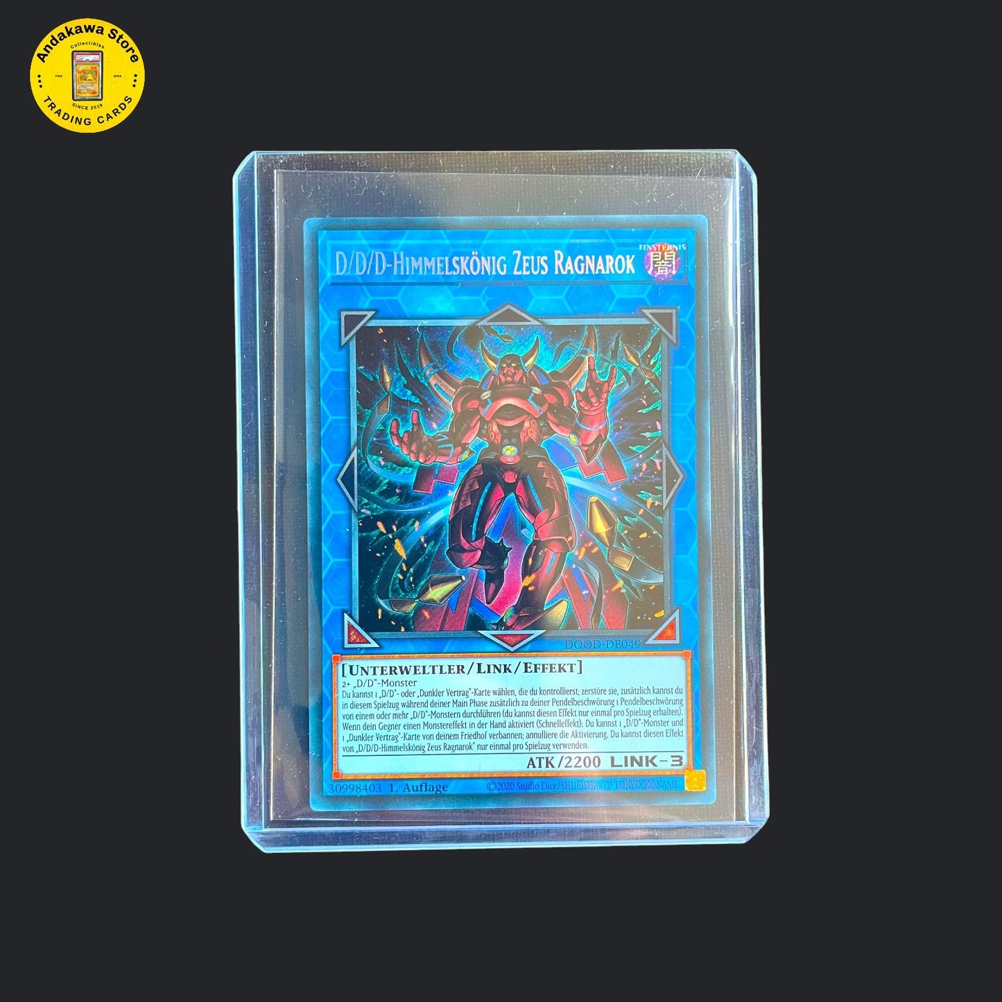 Yu-Gi-Oh Himmelskönig Zeus Ragnarok - Doom of Dimensions DOOD-DE049