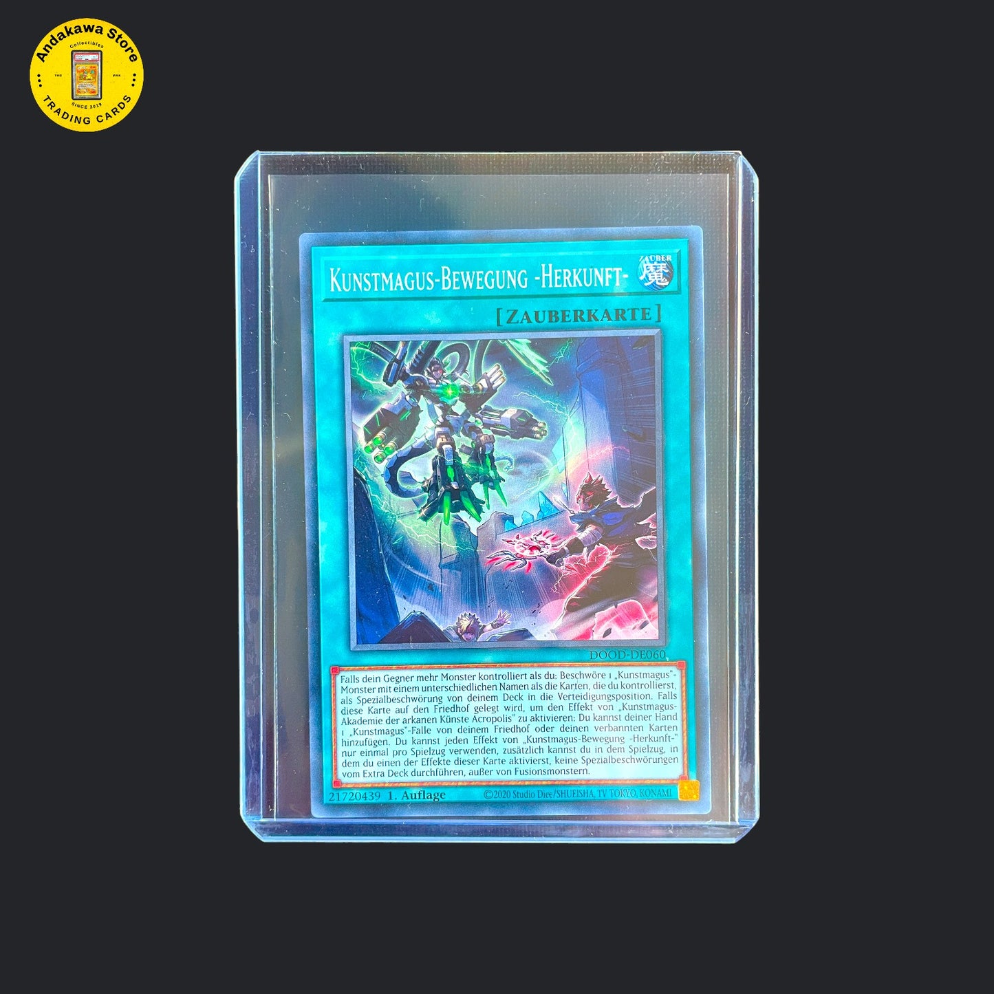 Yu-Gi-Oh Kunstmagus-Bewegung -Herkunft - Doom of Dimensions DOOD-DE060