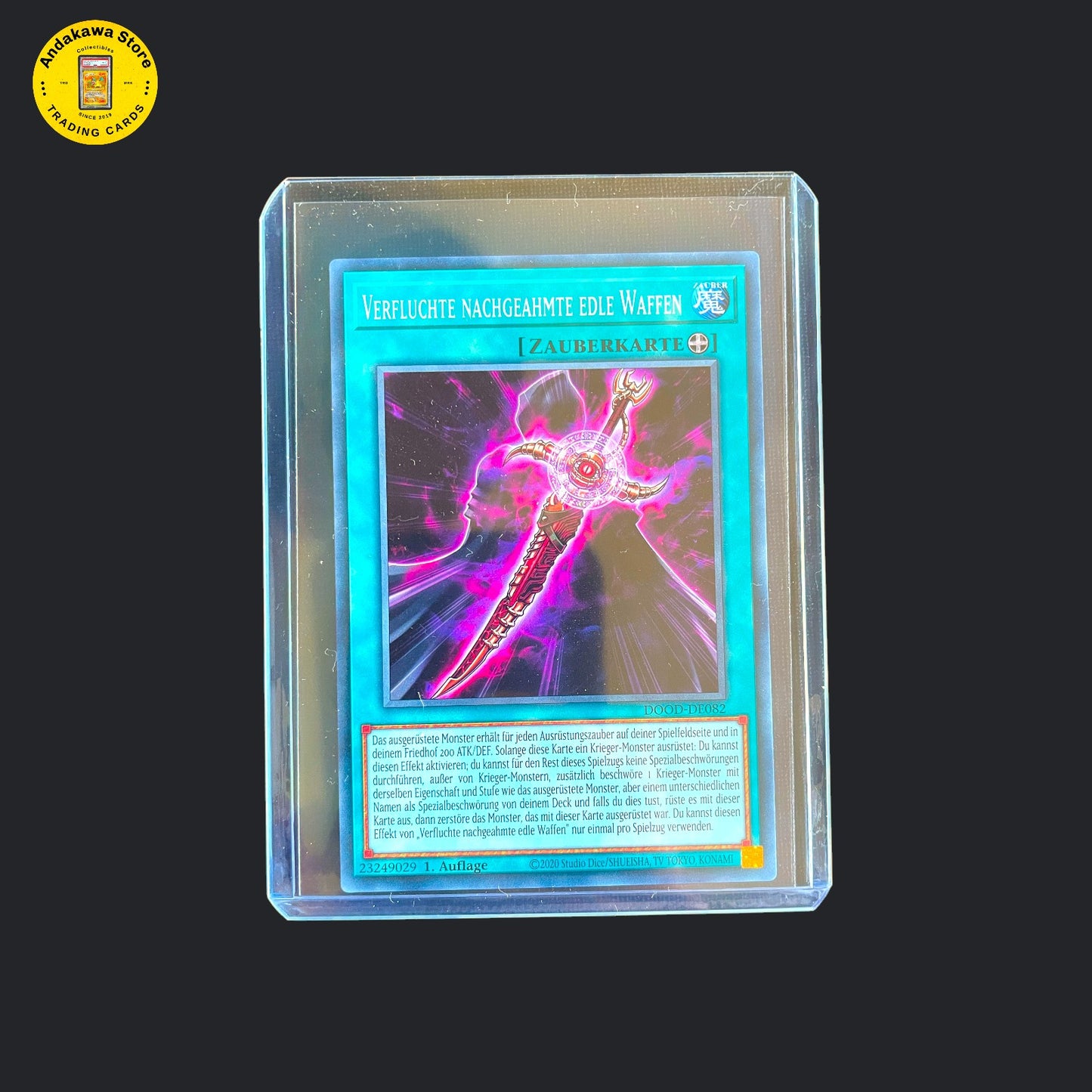 Yu-Gi-Oh Verfluchte Nachgemachte Edle Waffen - Doom of Dimensions DOOD-DE082